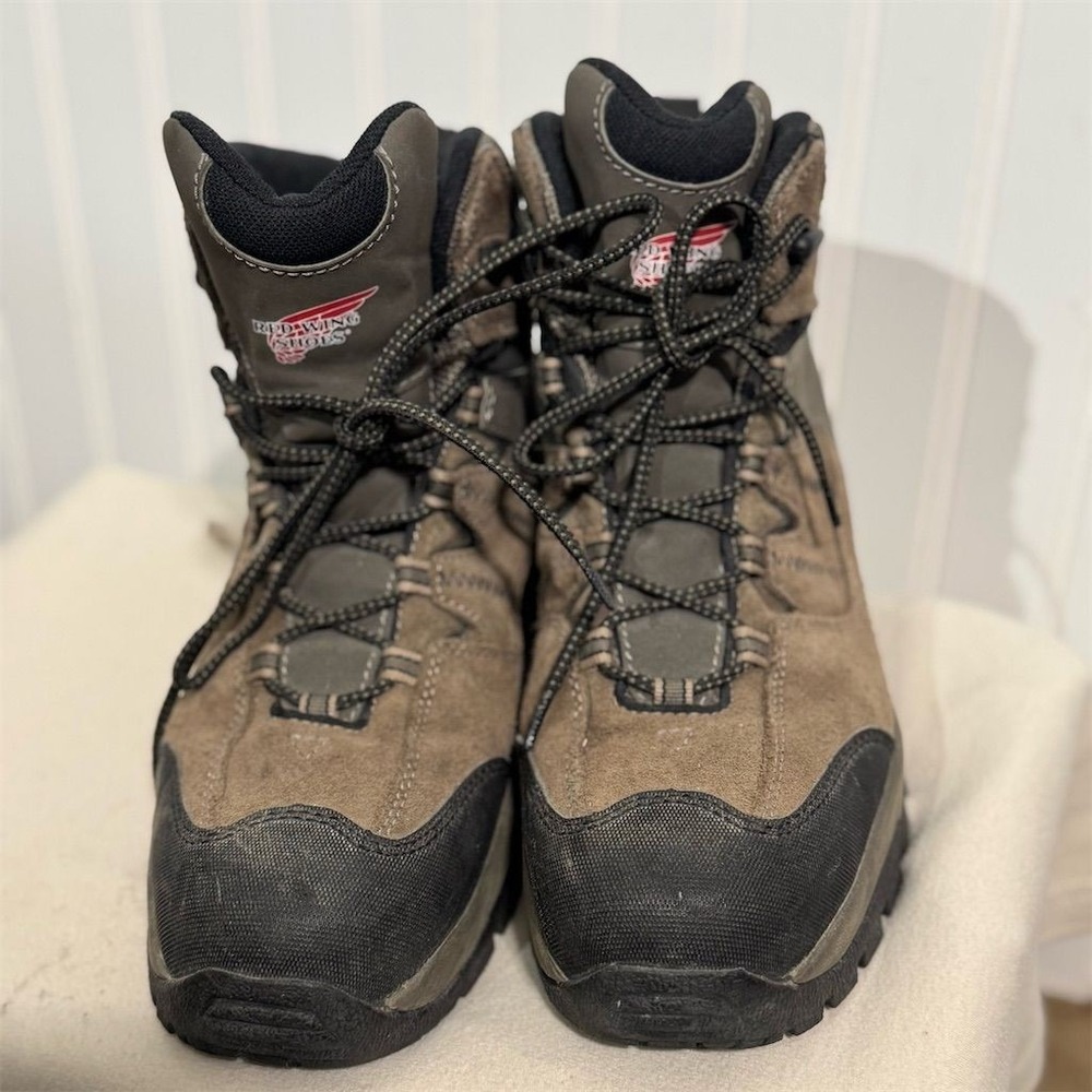 Red Wing Shoes 6670 Men's 8.5 D Waterproof Safety Toe Work Hiker Boots Brown - Picture 3 of 7